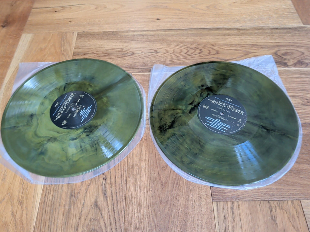 Rings Of Power Season Two Soundtrack 2 x Black & Gold Vinyl LP Album Record