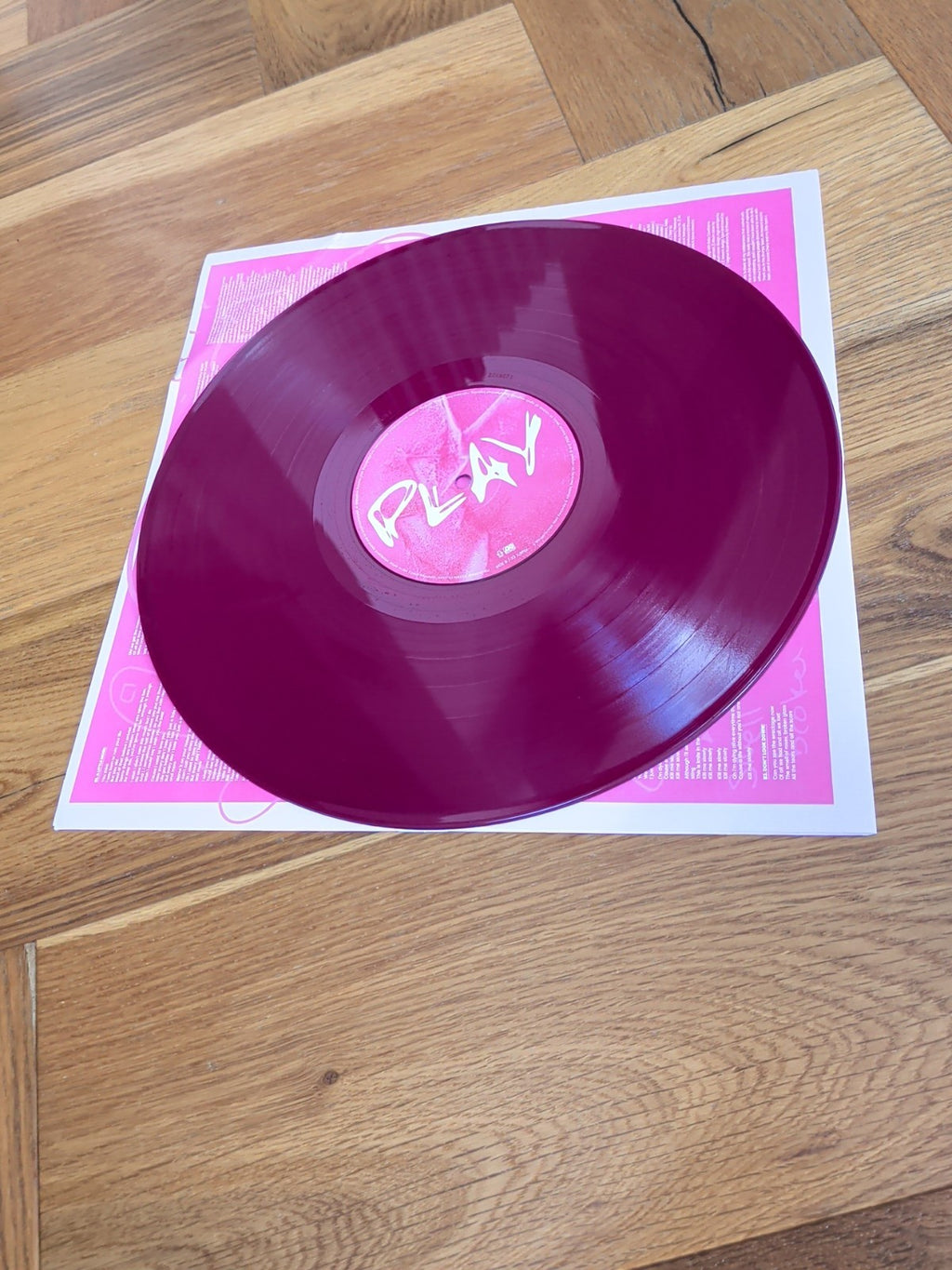 Ed Sheeran Play Limited Edition Opaque Pink Vinyl 12" LP Record Album