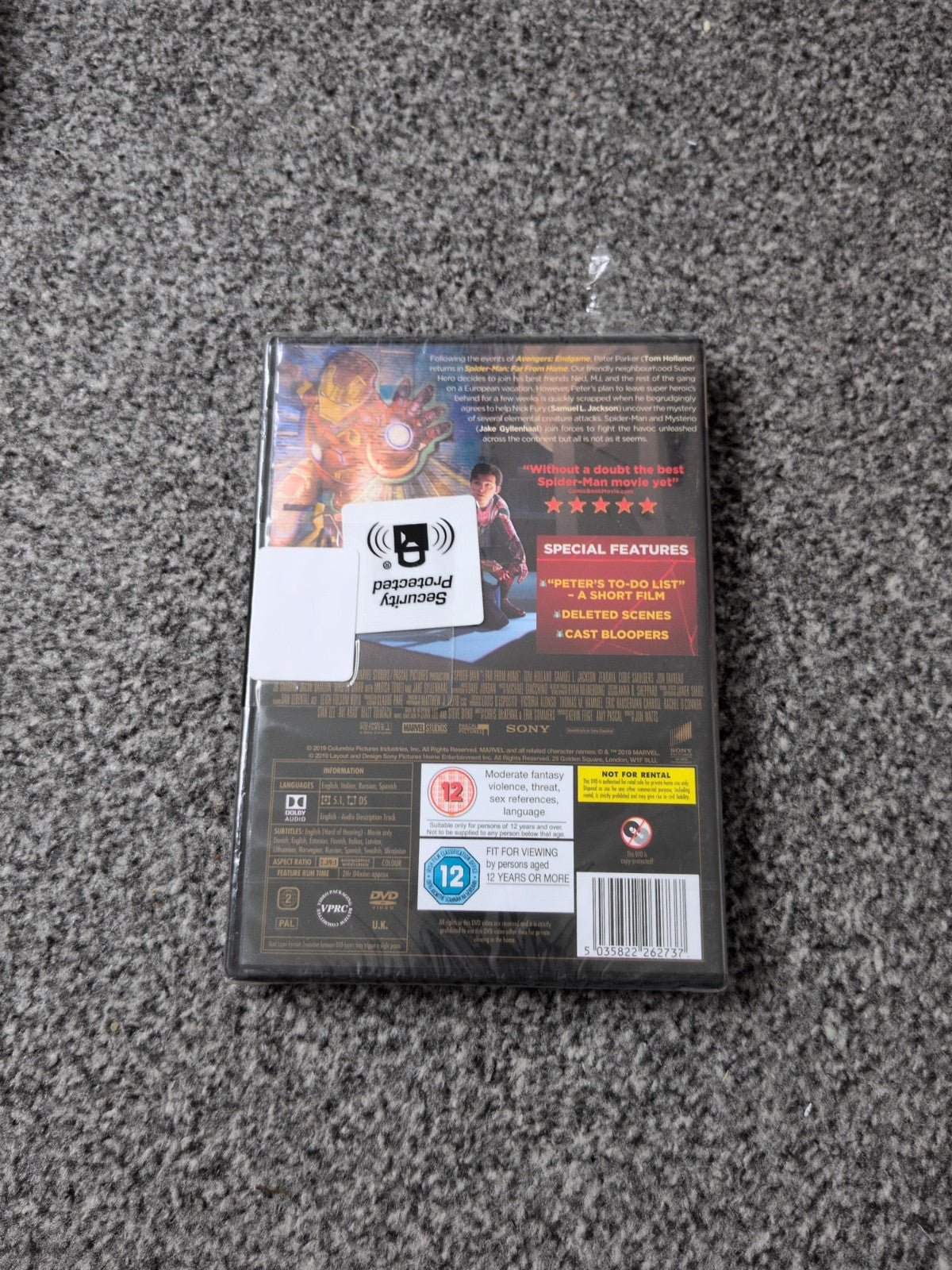 Spider-Man: Far From Home (DVD, 2019)