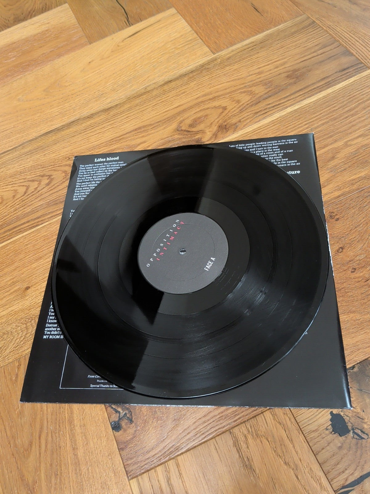 Opposition Intimacy (Vinyl) LP Album