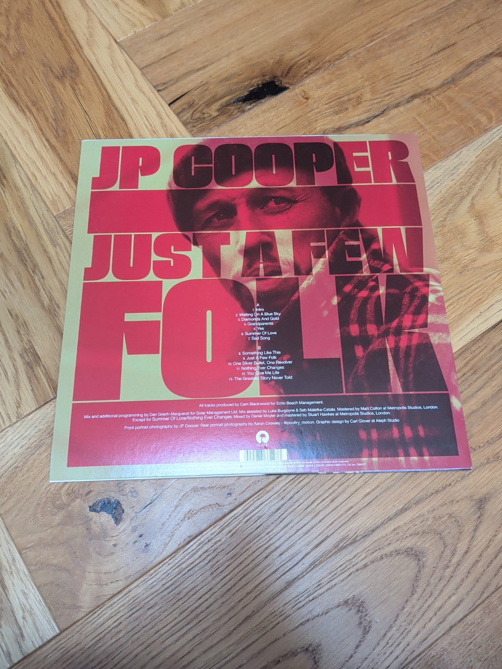 JP COOPER Just a Few Folk  202 VINYL LP Island Records