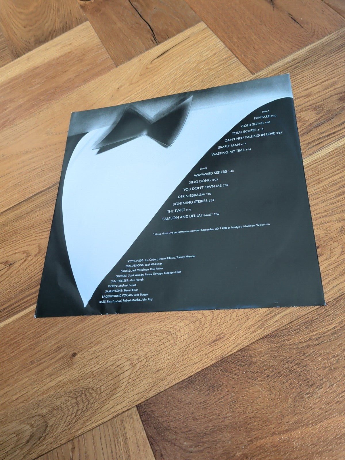 ENCORE NOMI'S BEST 2023 REISSUE VINYL by KLAUS NOMI LP
