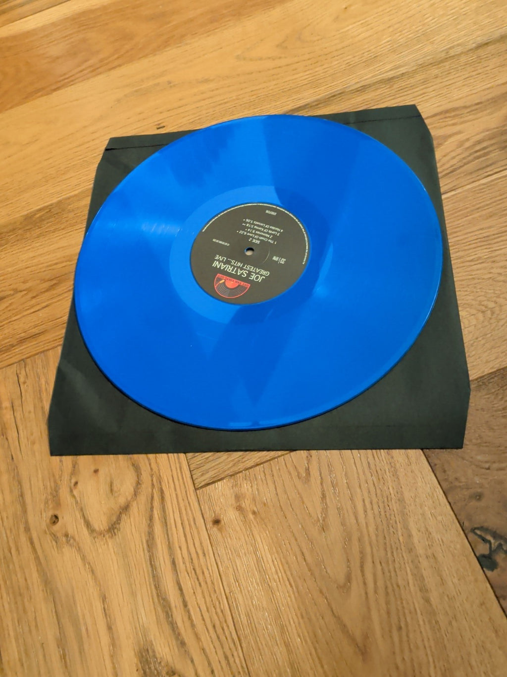 Joe Satriani Greatest Hits  Live VINYL 12" Album Blue  Coloured Vinyl LP 2025