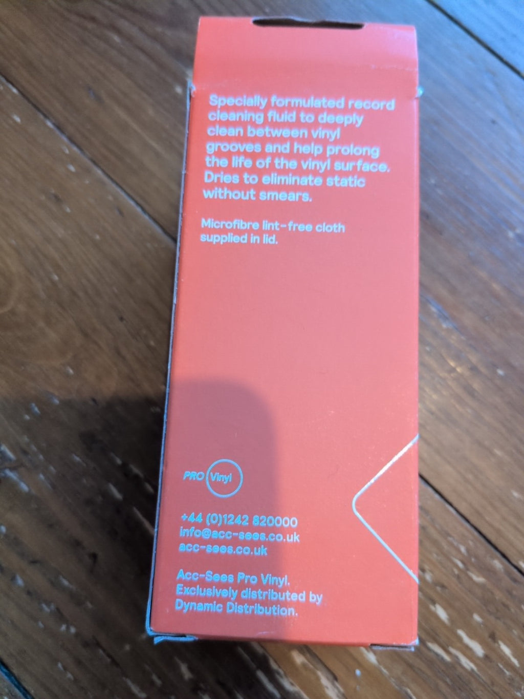 Acc-Sees Antistatic Vinyl Record Cleaning Fluid & Cloth 250ml X 3