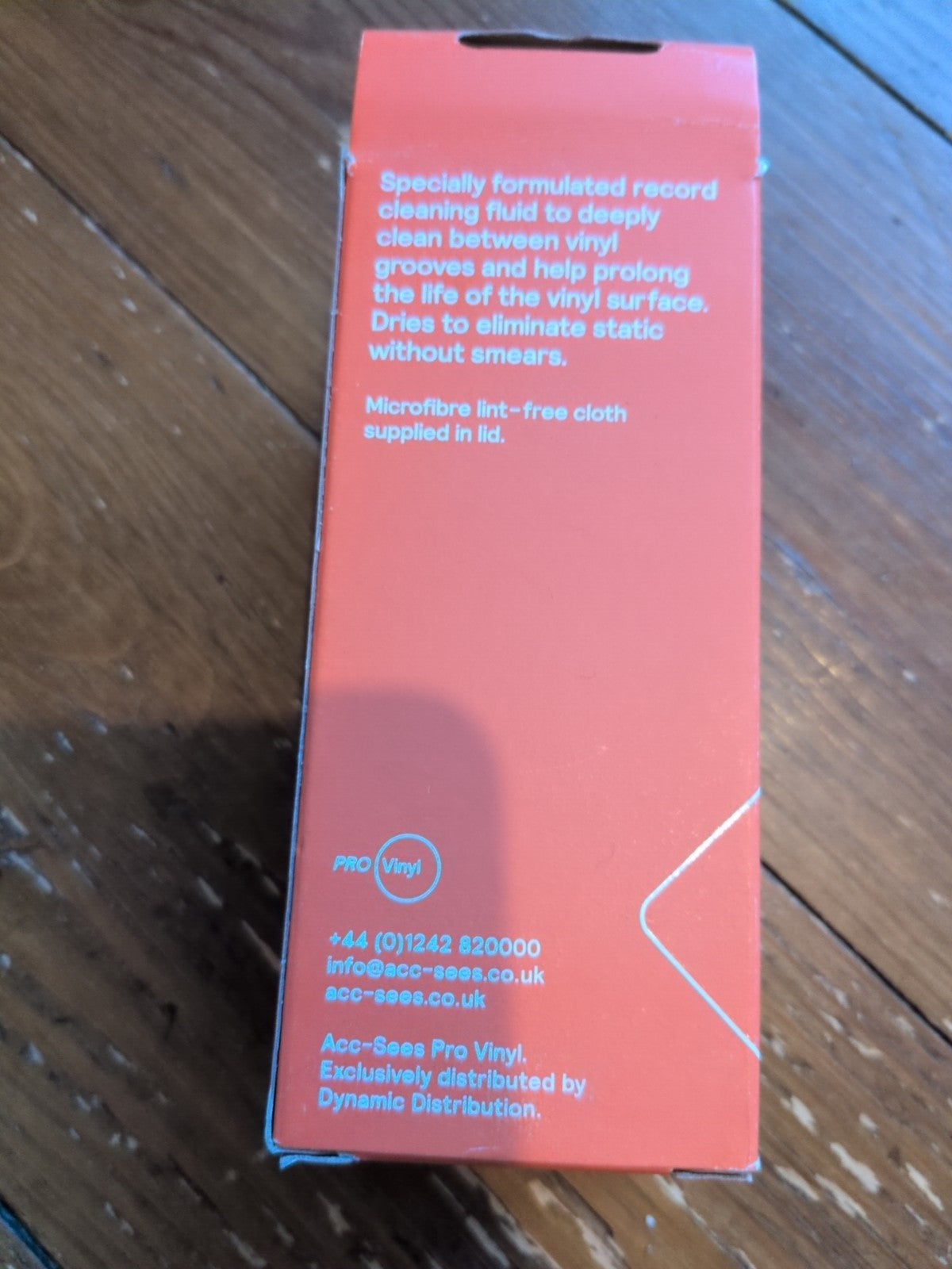 Acc-Sees Antistatic Vinyl Record Cleaning Fluid & Cloth 250ml X 3