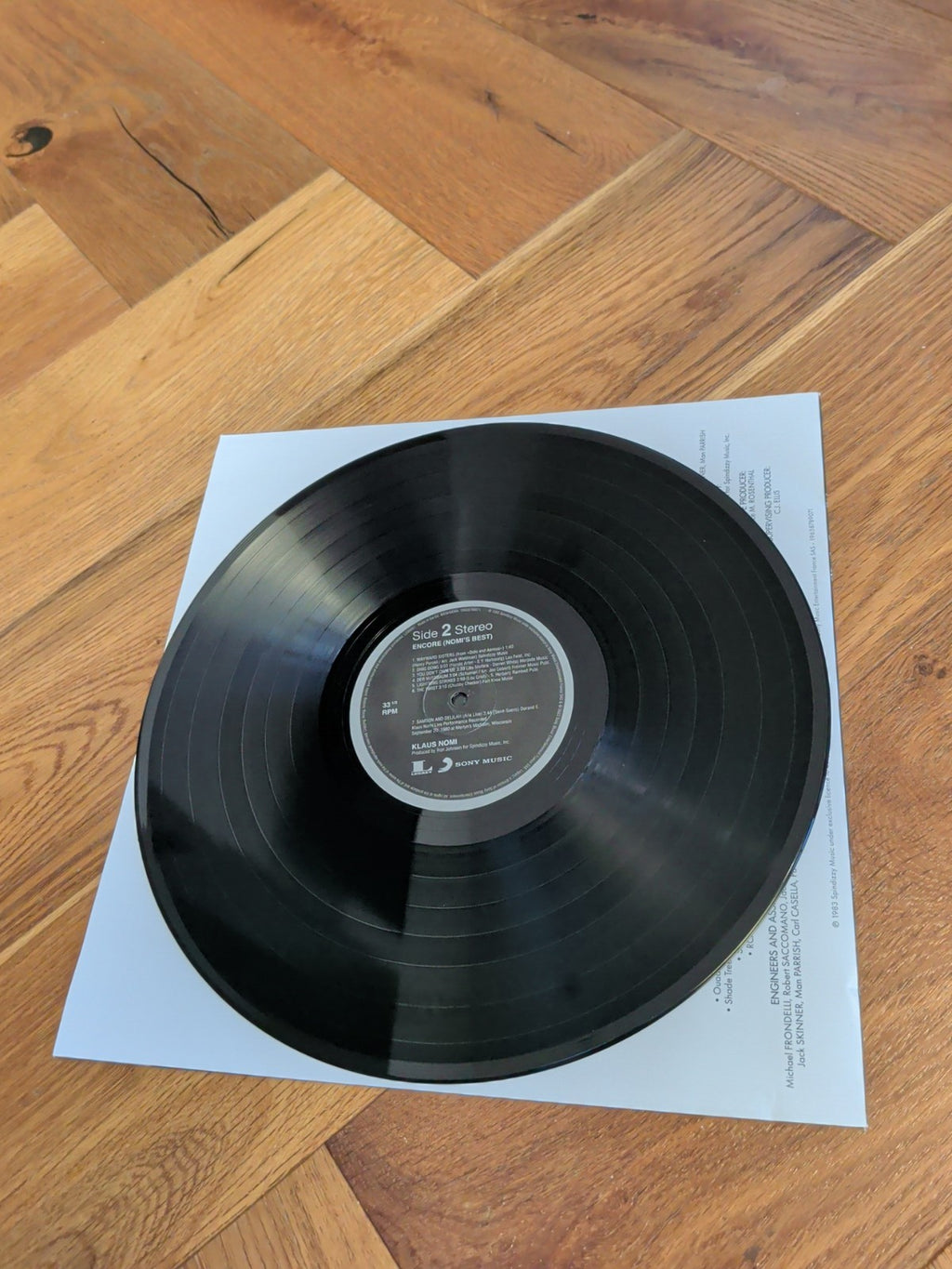 ENCORE NOMI'S BEST 2023 REISSUE VINYL by KLAUS NOMI LP