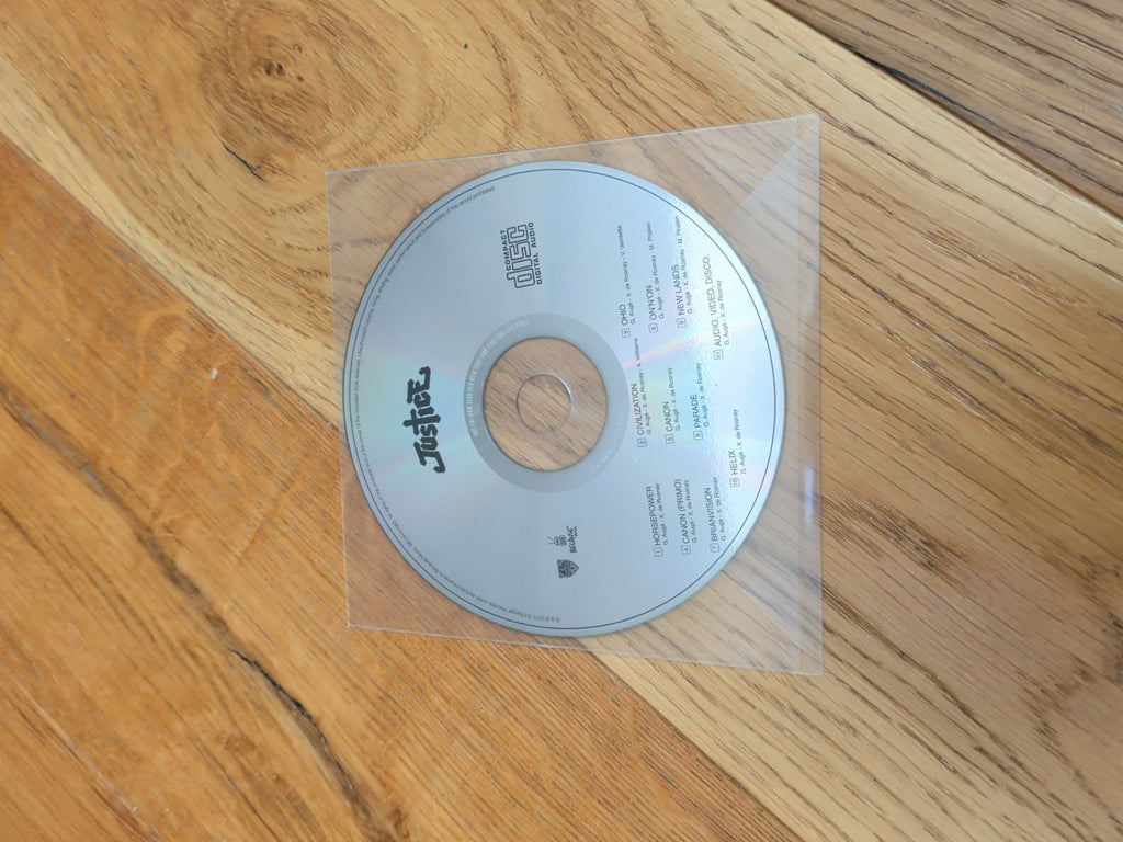 JUSTICE Audio Video Disco Vinyl 2xLP + CD - See Description