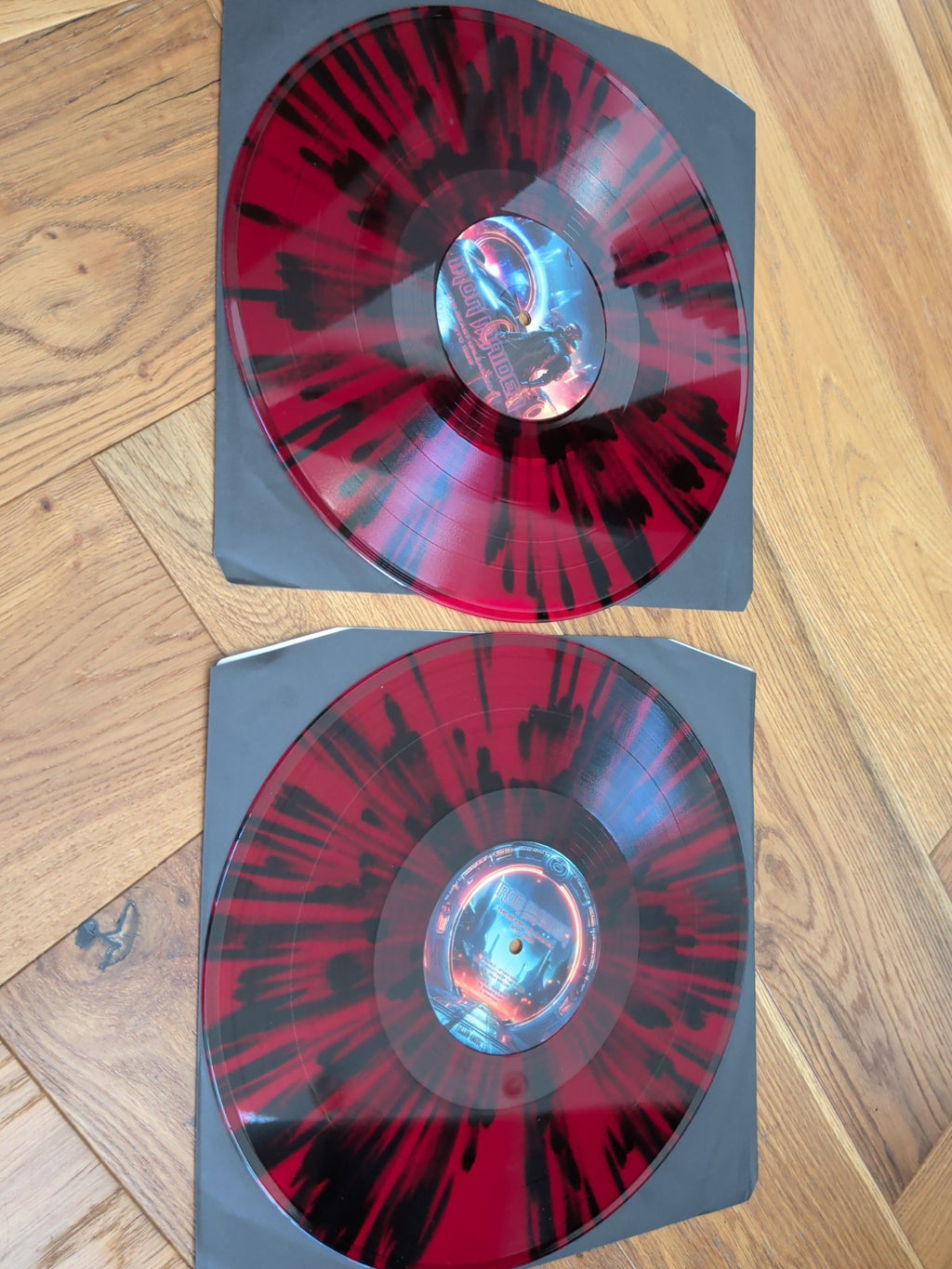 Iron Maiden The Beast Unleashed NYC 1982 Red W/ Black Splatter Vinyl 2Lp