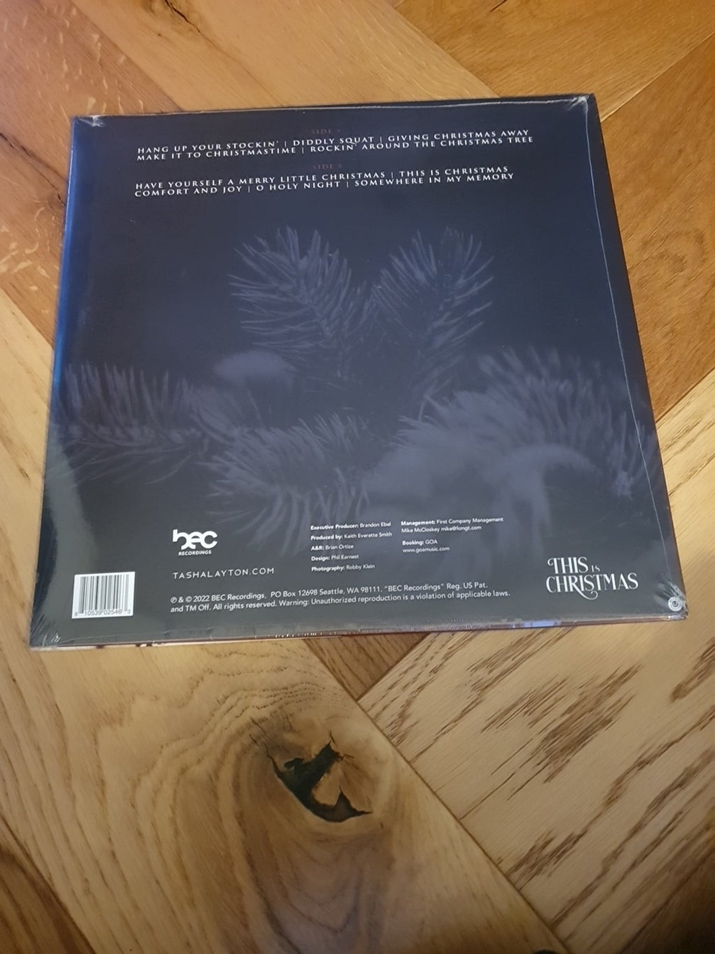 Tasha Layton – This Is Christmas - LP Vinyl Record 12" - NEW Sealed
