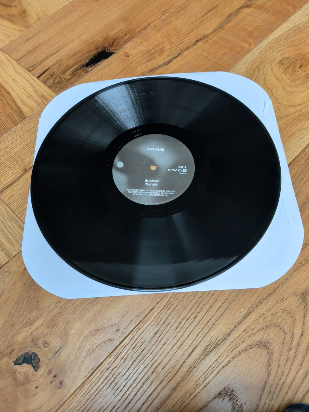 Carl Craig Darkness Max Mix And Angel Caya Dub Vinyl 12 Inch Record
