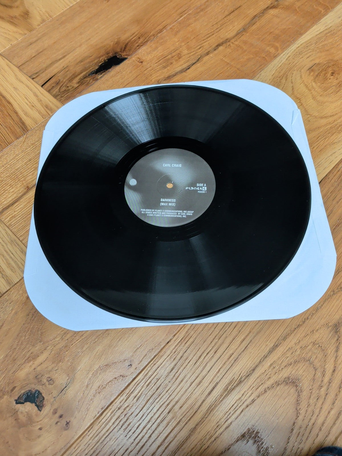 Carl Craig Darkness Max Mix And Angel Caya Dub Vinyl 12 Inch Record