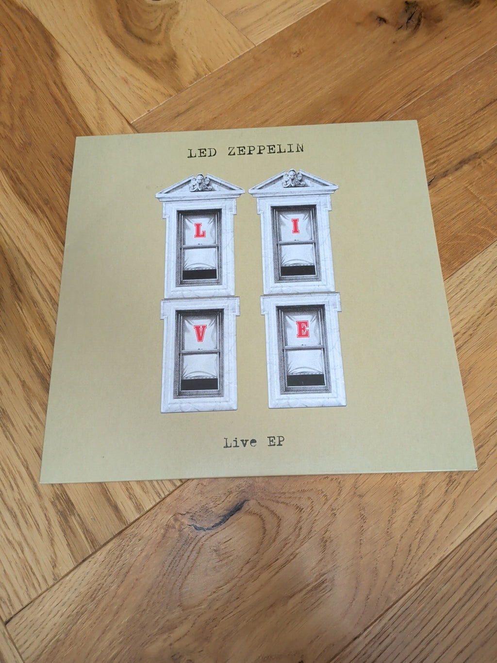 Led Zeppelin Live EP 12” Vinyl Black Vinyl Record