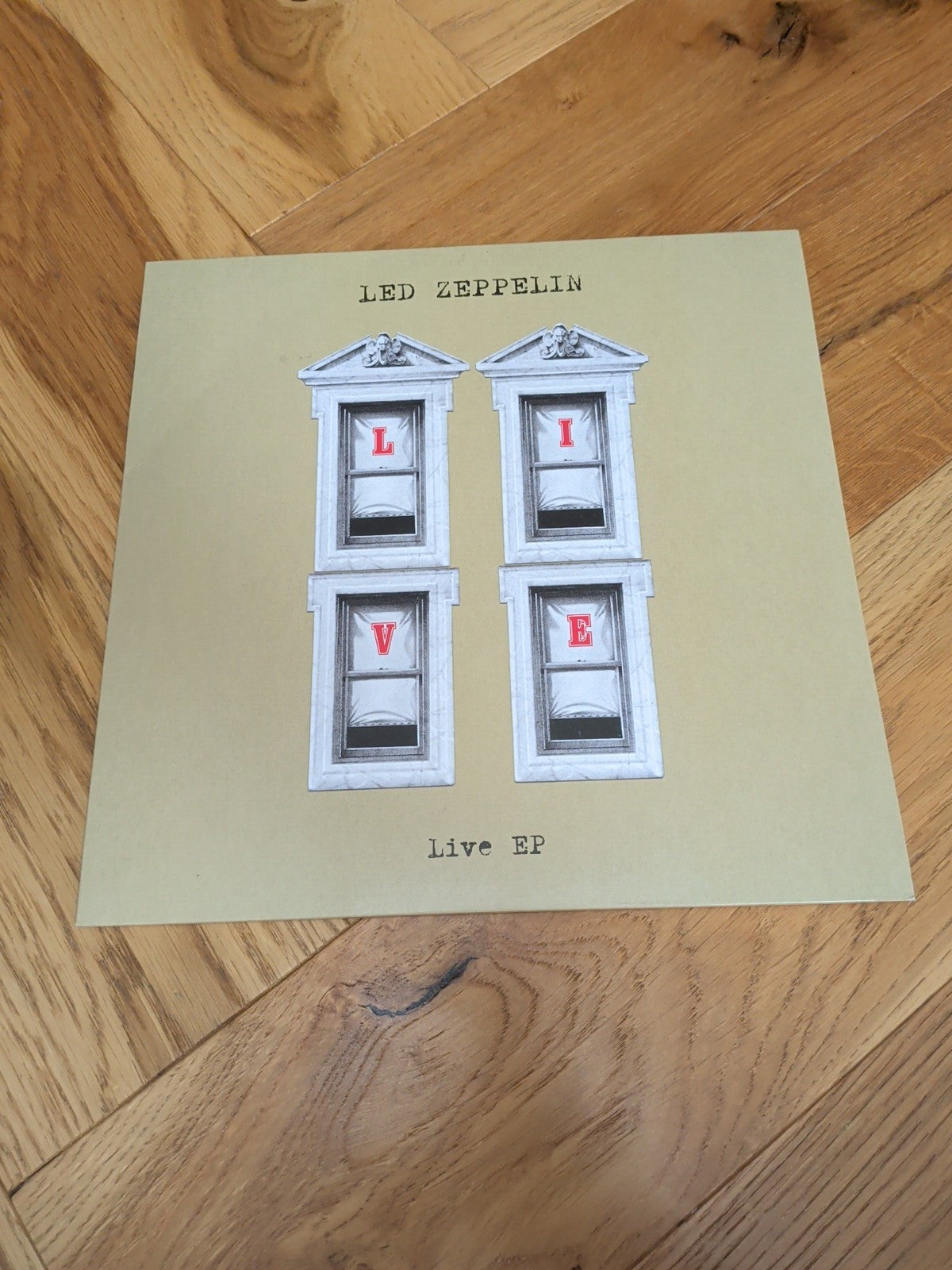 Led Zeppelin Live EP 12” Vinyl Black Vinyl Record
