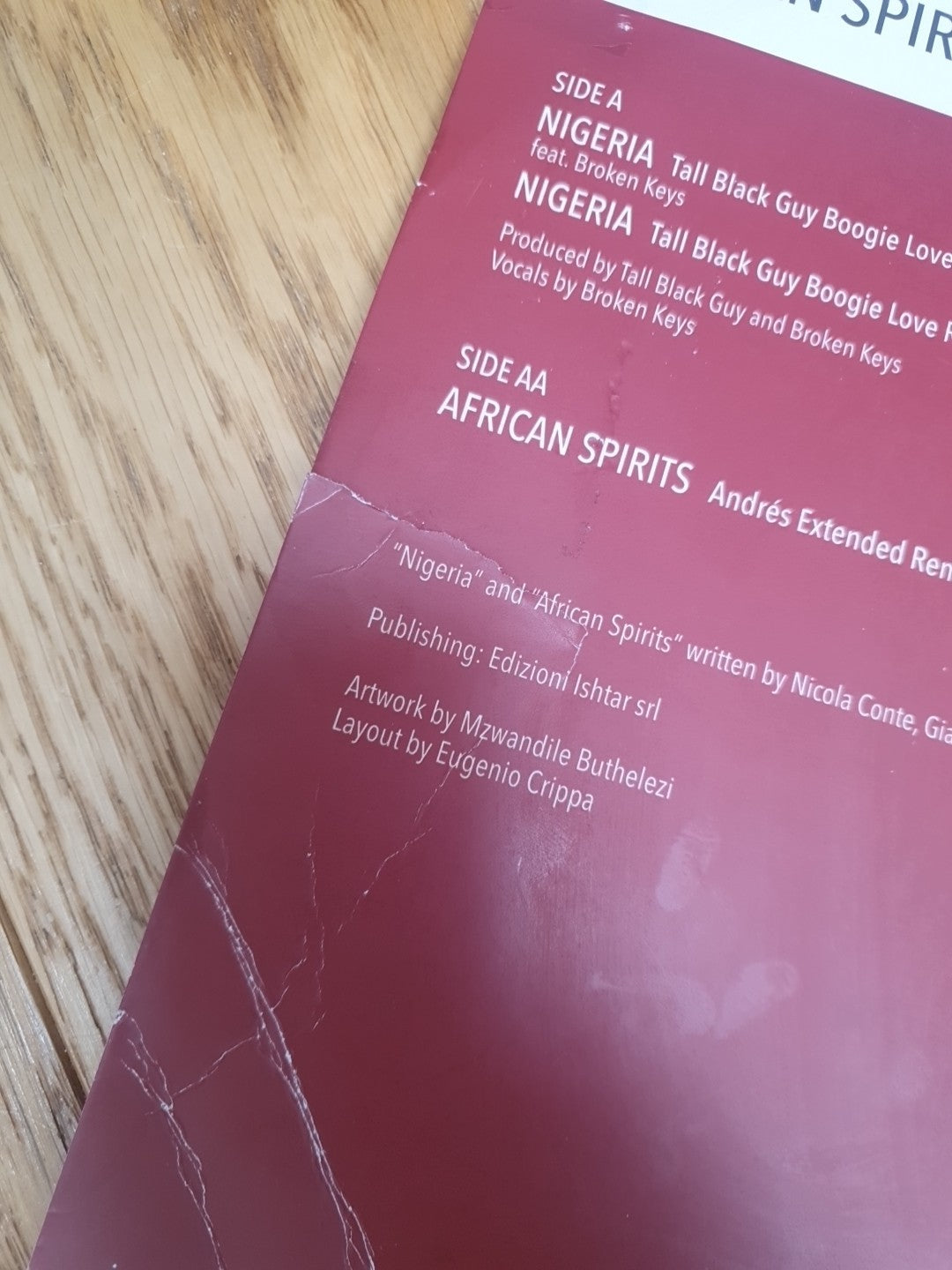 Nigeria / African Spirits Remixes by Nicola Conte /Gianlu Petrella - Vinyl 12"