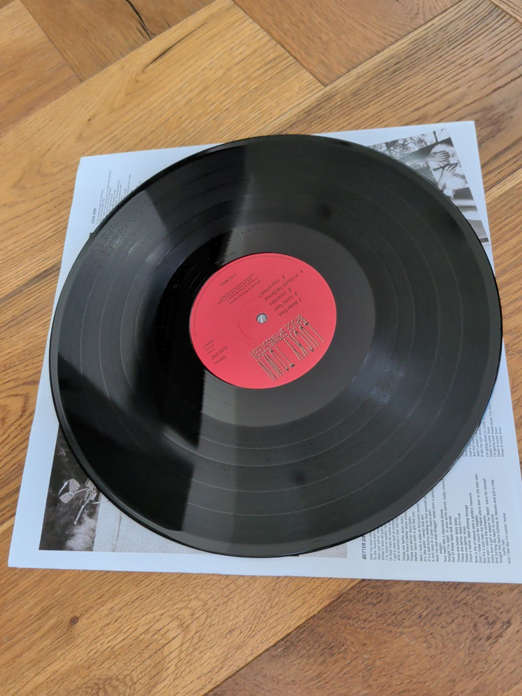 Lucky Town by Bruce Springsteen Record 2018 Vinyl LP
