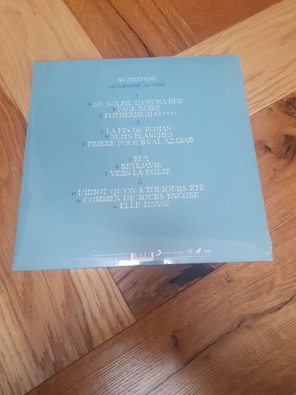 HUBERT-FÉLIX THIÉFAINE GEOGRAPHIE DU VIDE NEW LP Vinyl Album - Sealed. rl