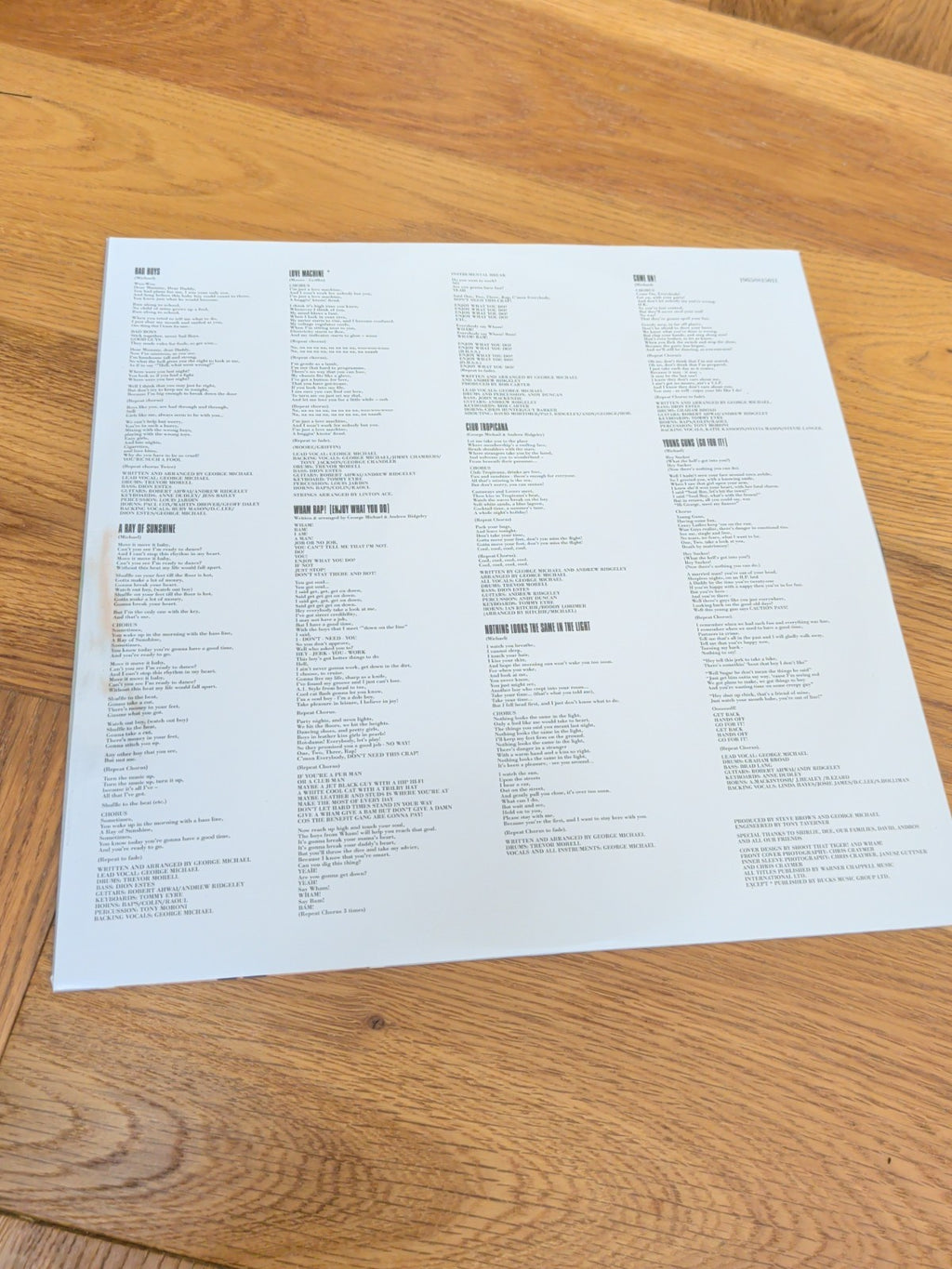 Wham!  Fantastic  Remastered Reissue  Vinyl LP - DAMAGE TO SLEEVE