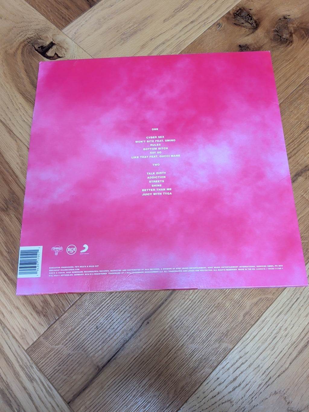 Hot Pink by Doja Cat Record 2020 Pink Coloured Vinyl LP Album Record