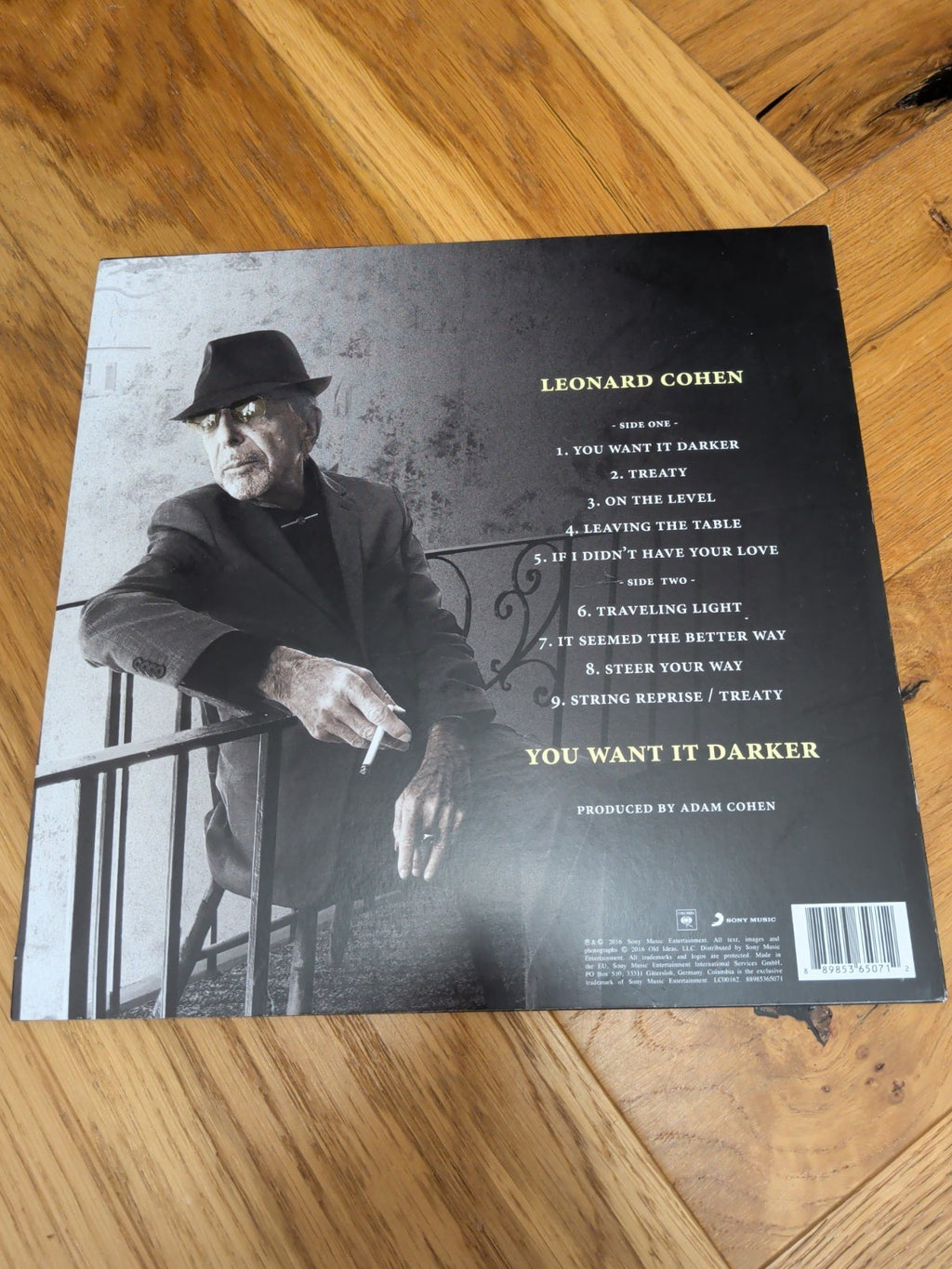 Leonard Cohen You Want It Darker Vinyl LP  Album 