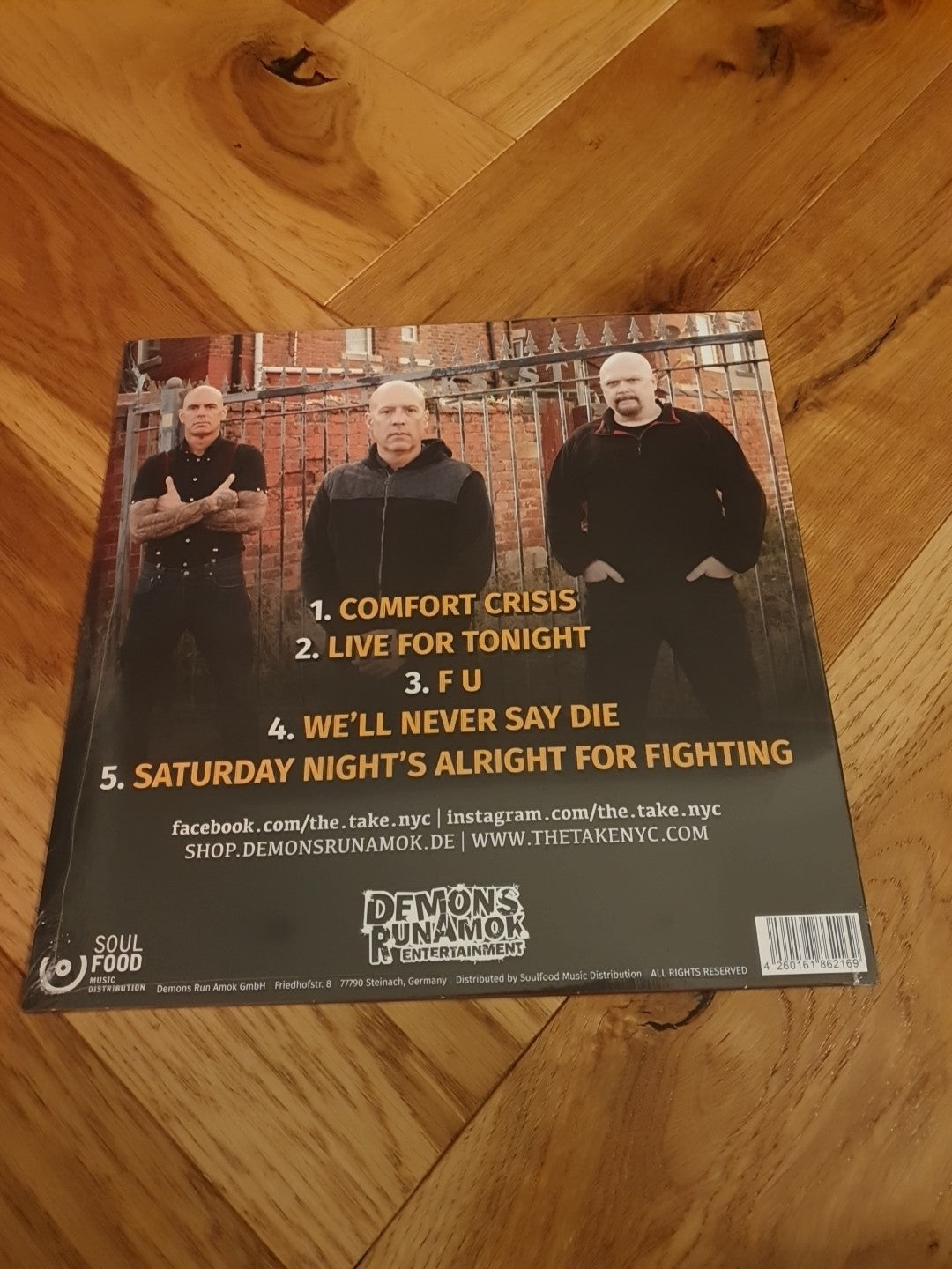 LIVE FOR TONIGHT (COLOURED VINYL) by The Take [VINYL] New Sealed    rl