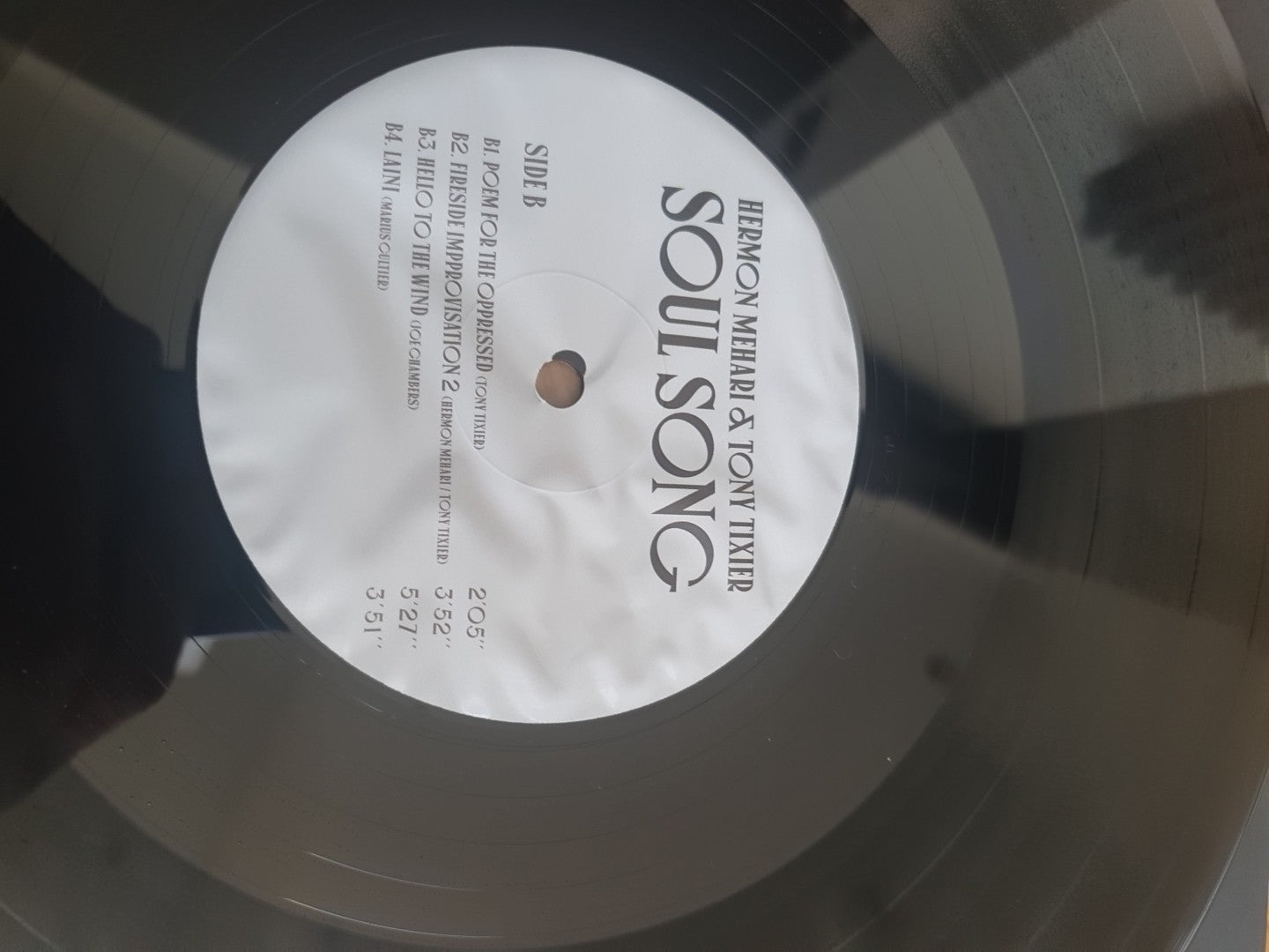 MEHARI, Hermon/TONY TIXIER - Soul Song - Vinyl (180 gram audiophile vinyl LP) rl