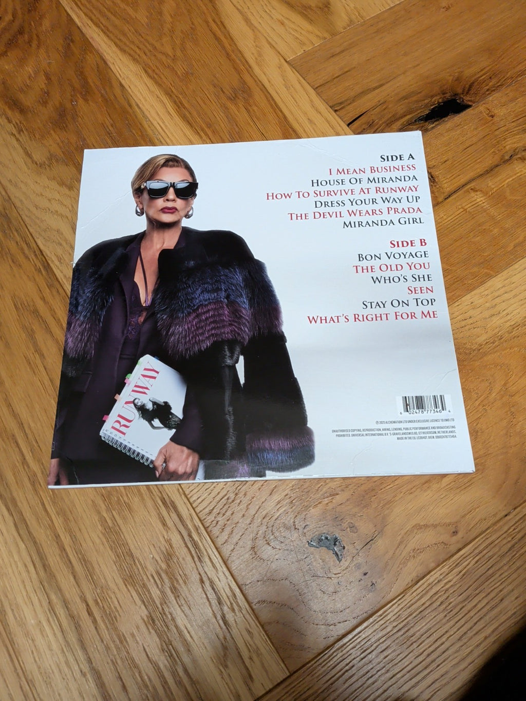 The Devil Wears Prada A New Musical  Elton John Red Coloured Vinyl LP