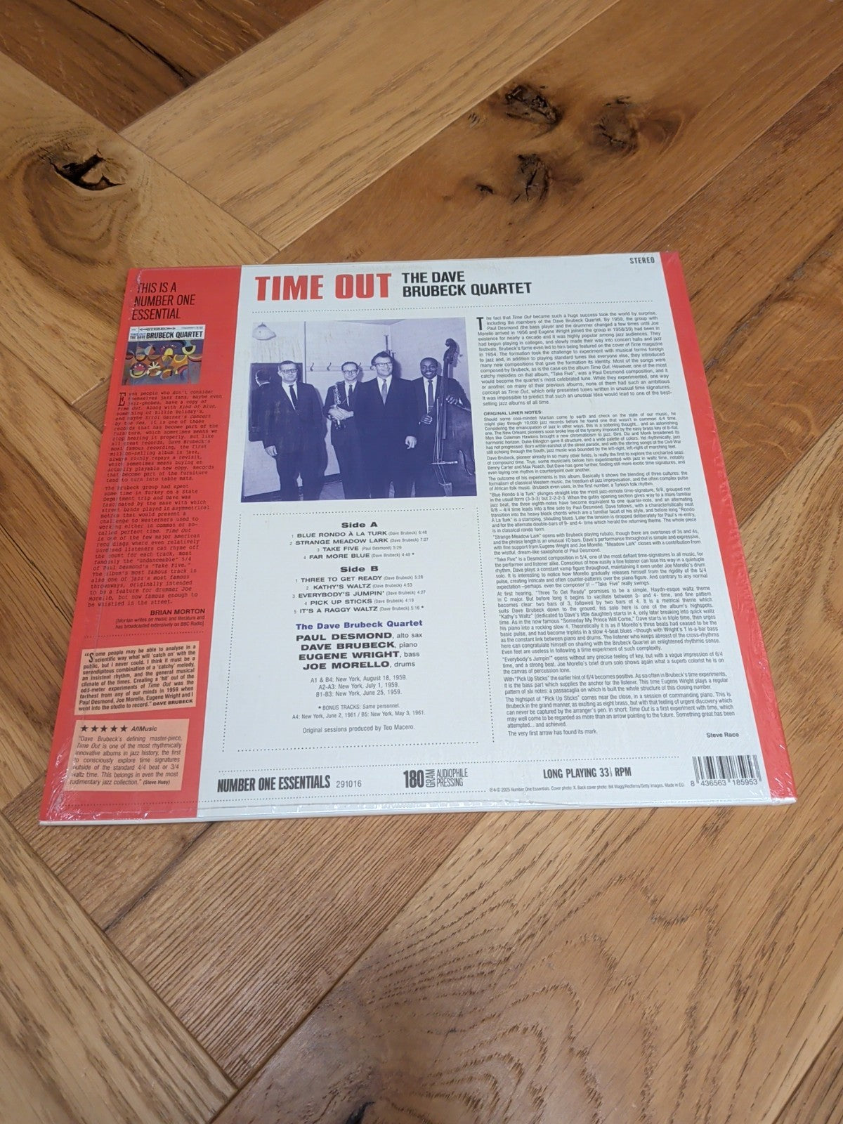 Dave Brubeck Quartet Time Out VINYL Bonus Tracks  12" Album 2025