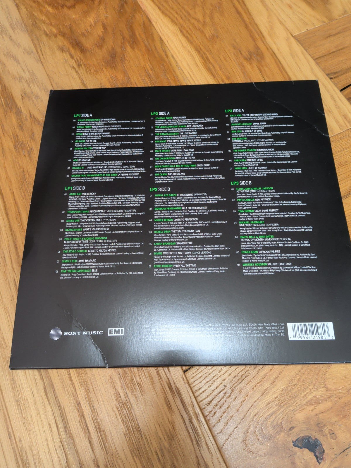 NOW Yearbook THE VAULT 1985 Various 3 x Green VINYL LP 2026