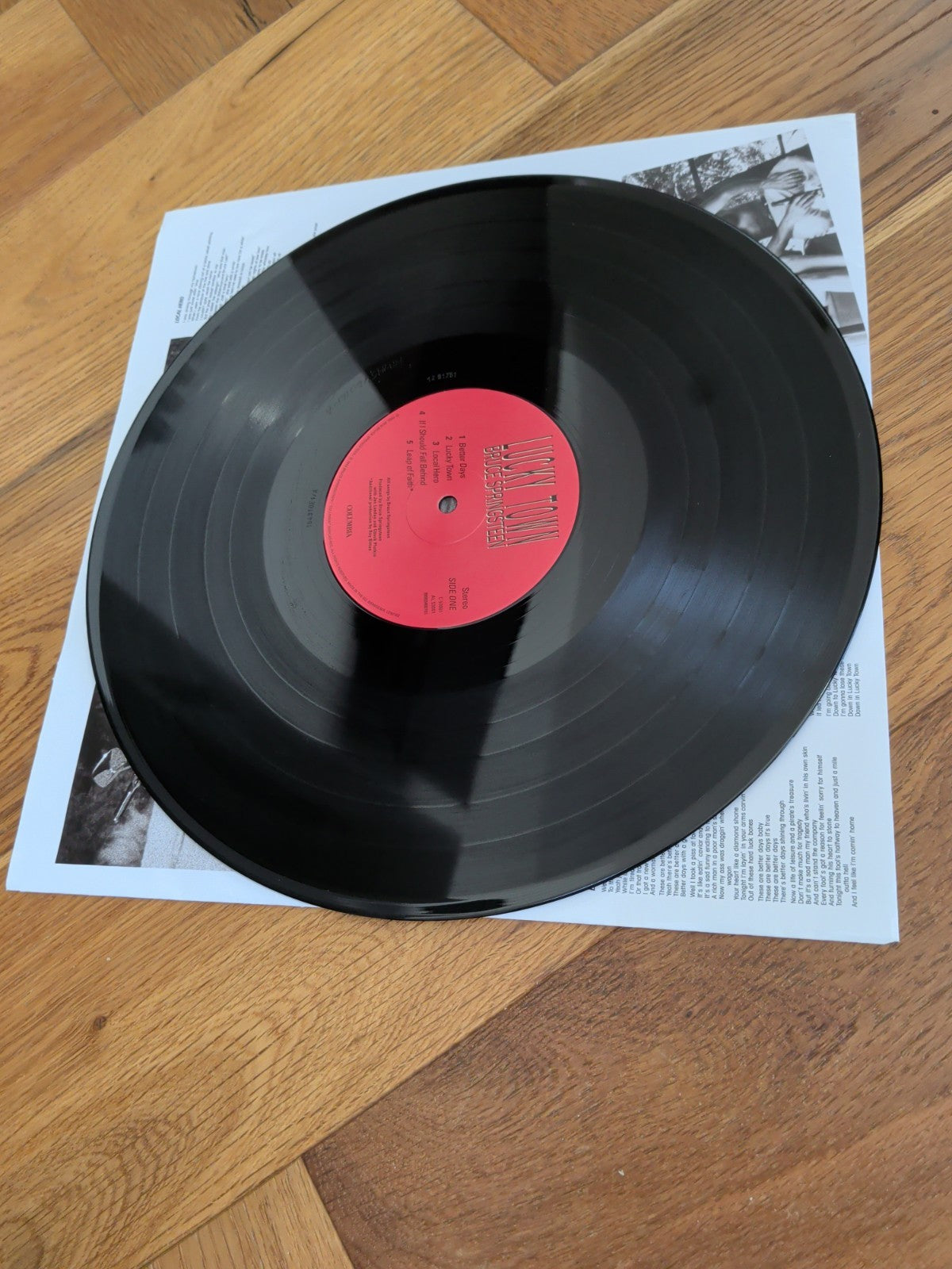Lucky Town by Bruce Springsteen Record 2018 Vinyl LP