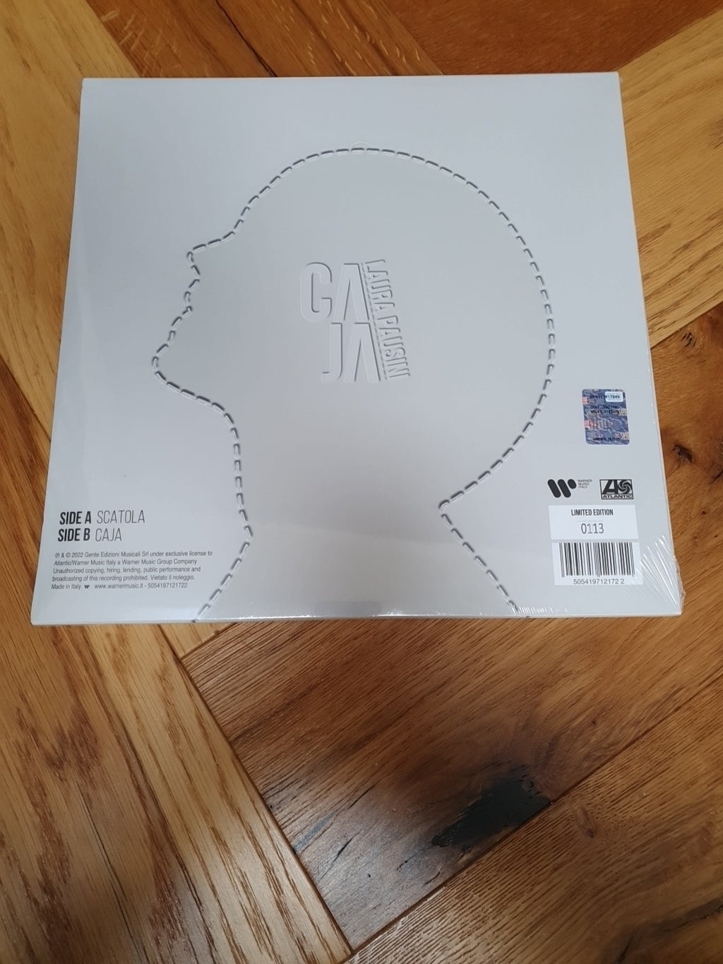 Laura Pausini Scatola / Caja - Limited Edition No. 0113 - 12" Vinyl Record New 