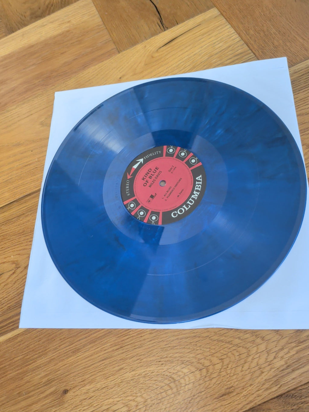 Kind of Blue by Miles Davis  LP Blue Coloured  Vinyl Album