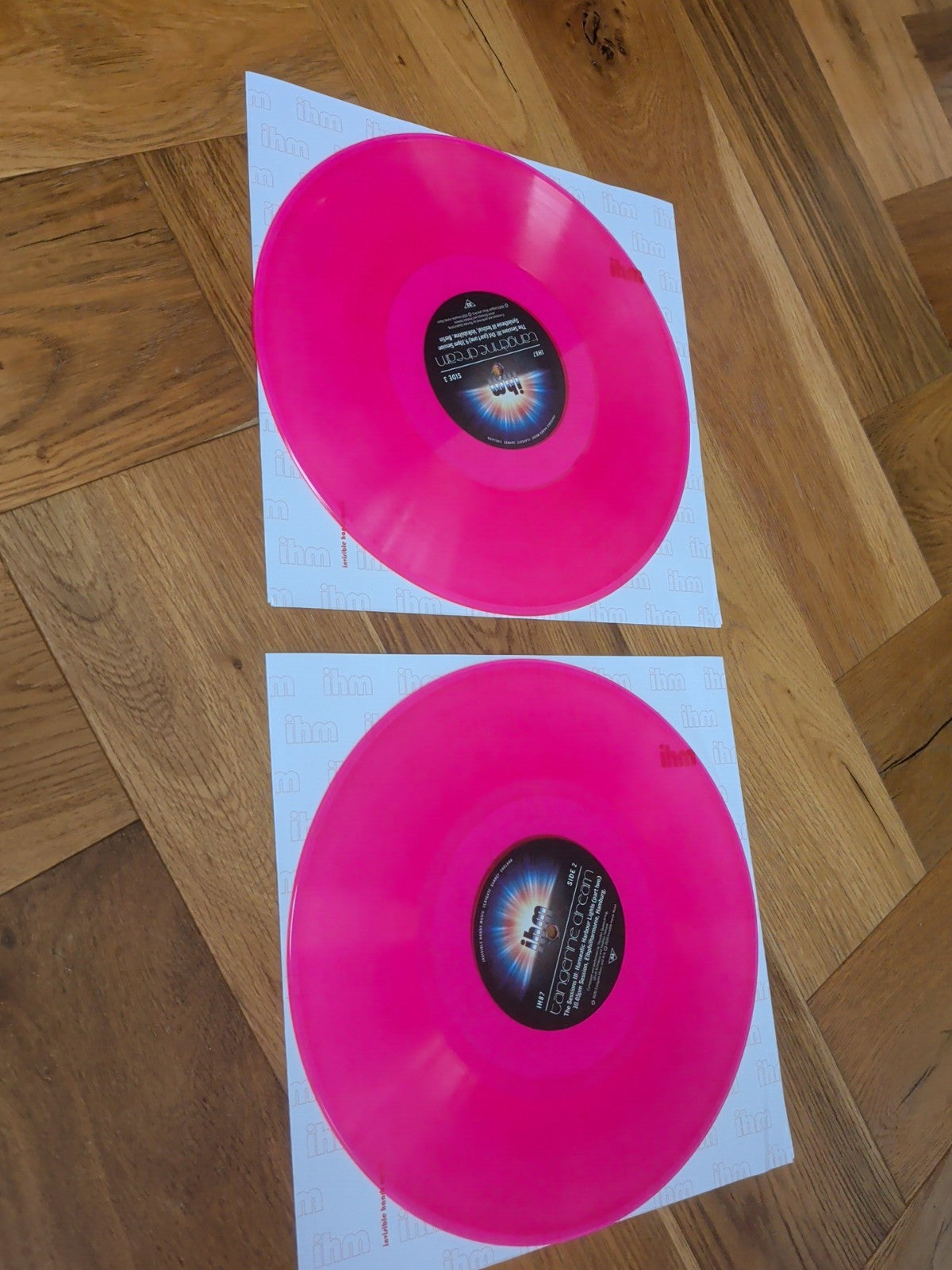 Sessions 3 by Tangerine Dream Record 2020 Vinyl LPx2 Pink Coloured Vinyl
