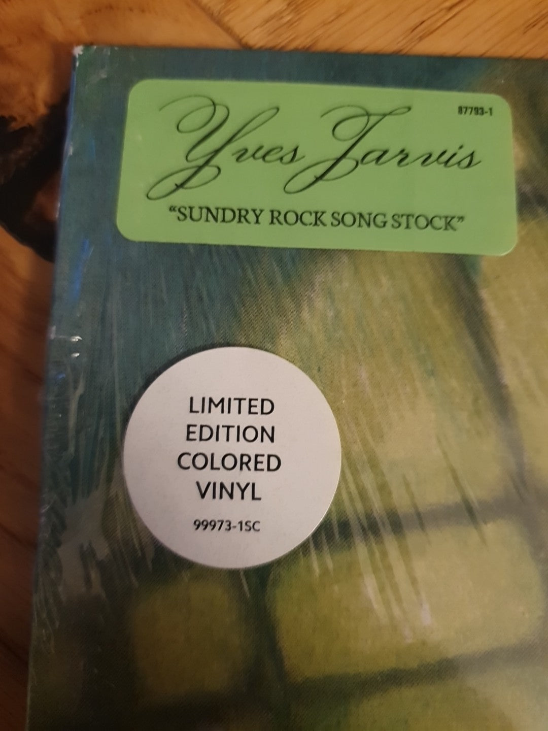 Yves Jarvis - Sundry Rock Song Stock (Coloures Vinyl Opaque Green) LP - NEW   rl