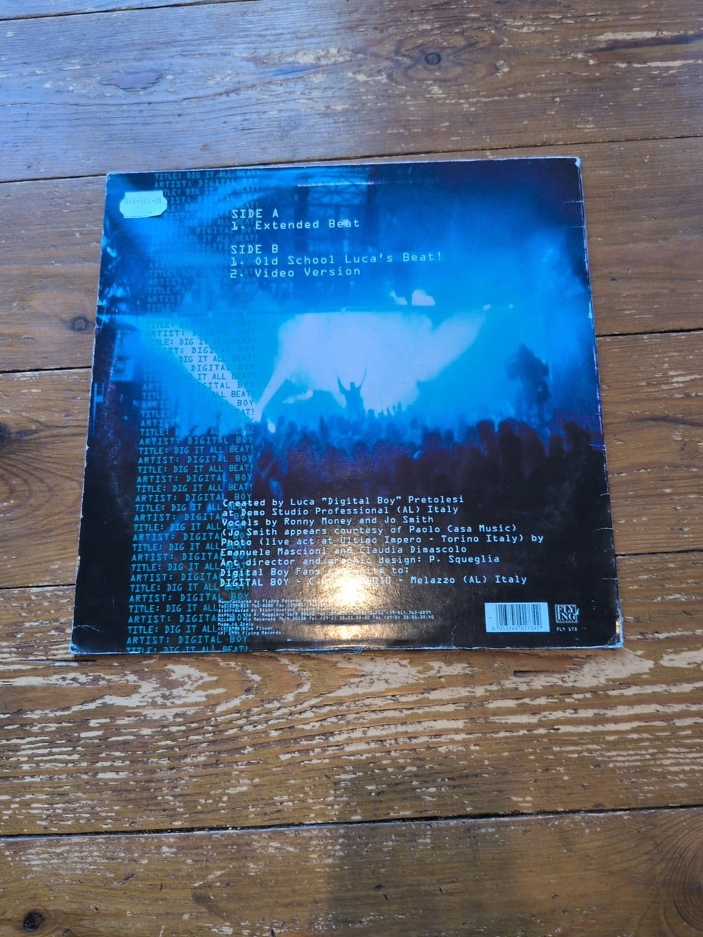 Digital Boy - Dig It All Beat - Used Vinyl Record 12 - R4593z