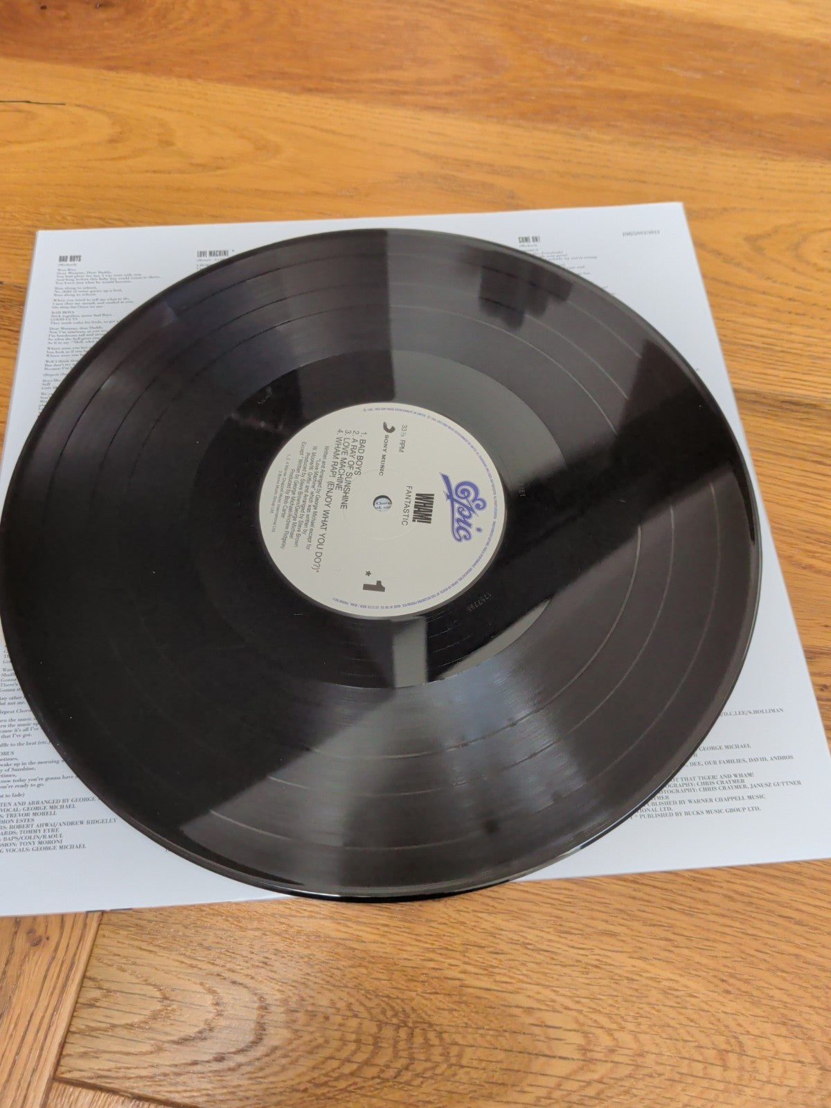 Wham!  Fantastic  Remastered Reissue  Vinyl LP - DAMAGE TO SLEEVE