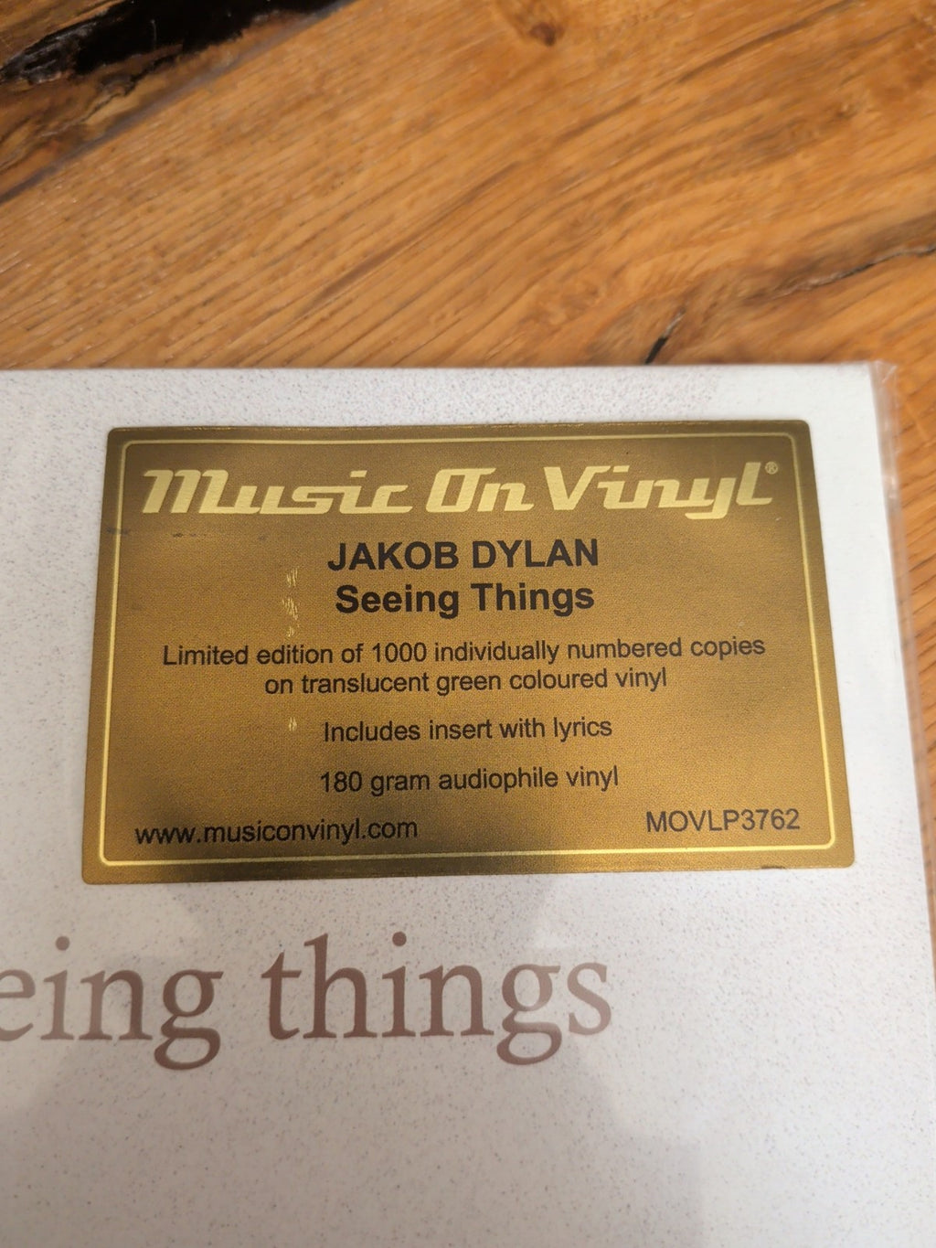 Jakob Dylan  Seeing Things LP Album vinyl record limited green numbered 180gram