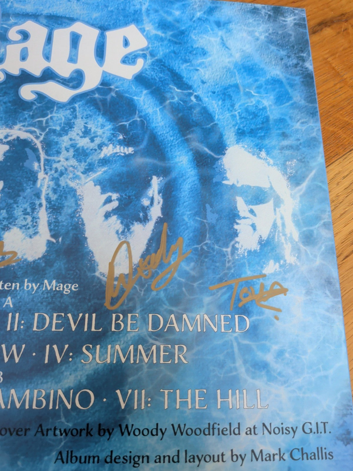Mage  Hymns For The Afterlife LP  Signed Coloured Vinyl - See Description