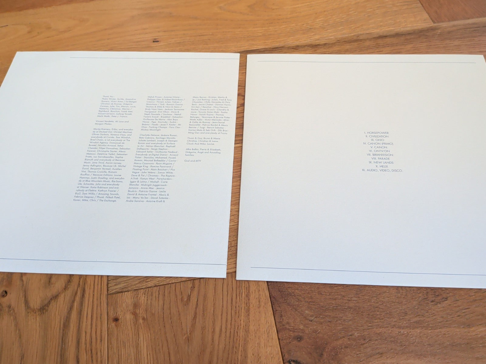JUSTICE Audio Video Disco Vinyl 2xLP + CD - See Description