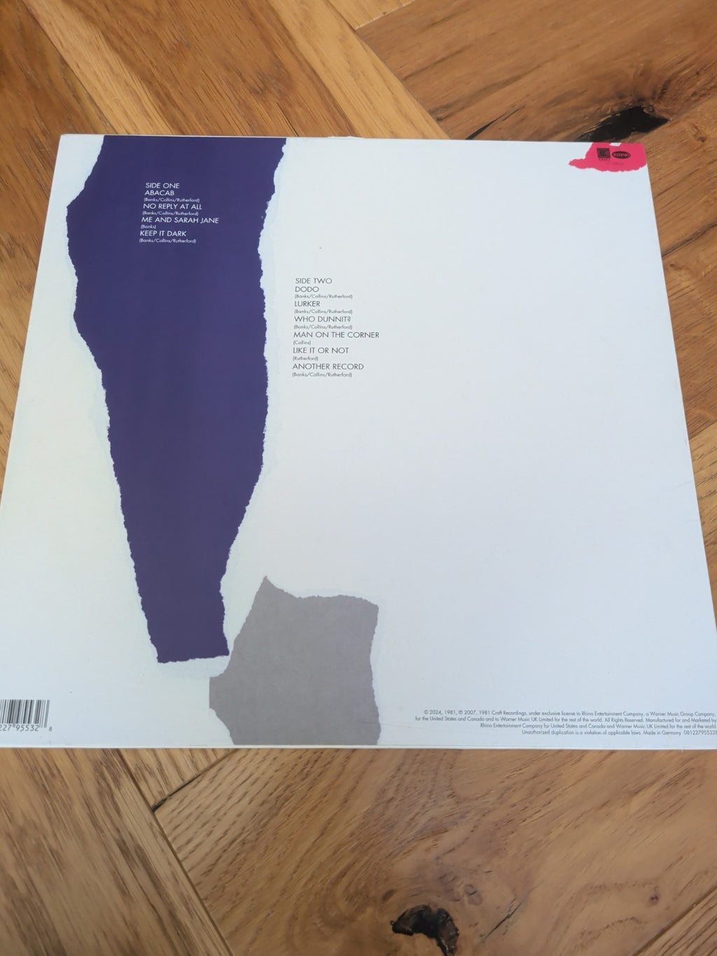 Genesis Abacab Vinyl 12" Album LP