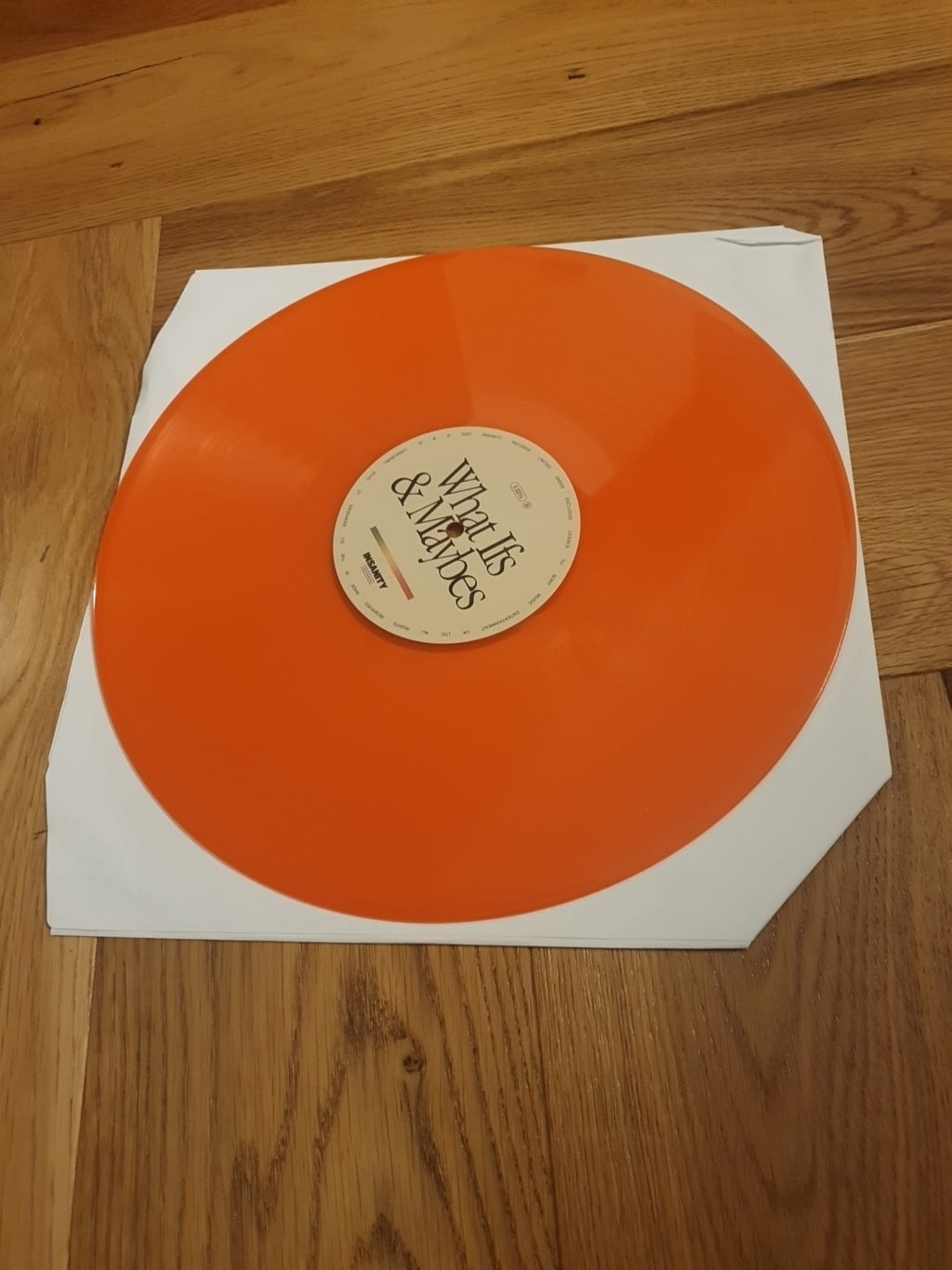 TOM GRENNAN LP What Ifs & Maybes ORANGE VINYL Limited Edition 