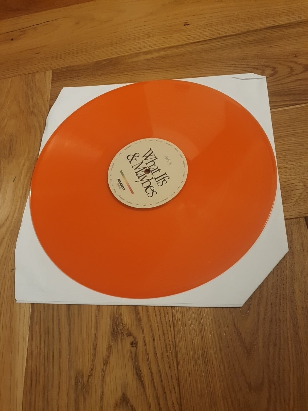 TOM GRENNAN LP What Ifs & Maybes ORANGE VINYL Limited Edition 