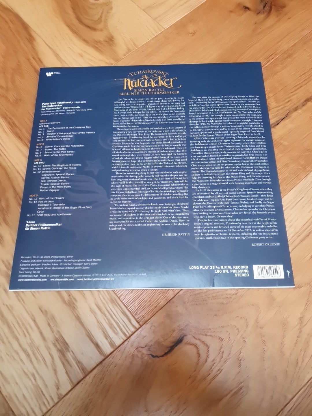 Pyotr Il'yich Tchaikovsky : Tchaikovsky: The Nutcracker VINYL 12" Album 2 discs