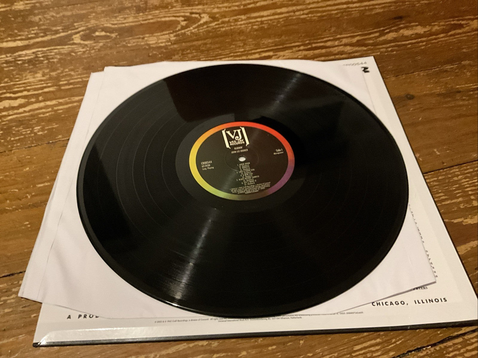 Burnin' [60th Anniversary Lp] by John Lee Hooker Record 2023