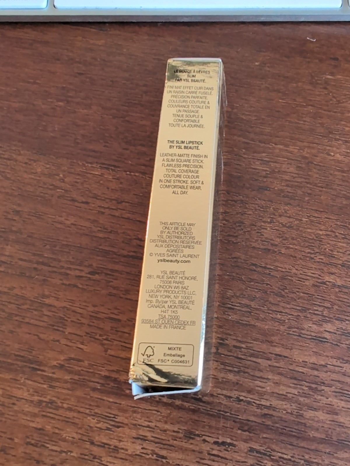 YSL Rouge Pur Couture The Slim Leather Matte Lipstick - 27 conflicting crims