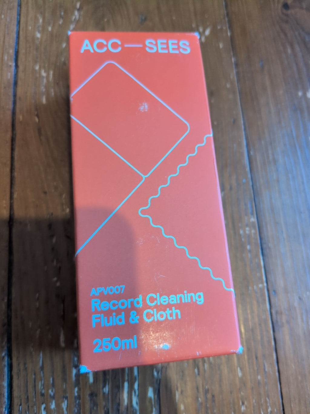 Acc-Sees Antistatic Vinyl Record Cleaning Fluid & Cloth 250ml X 3