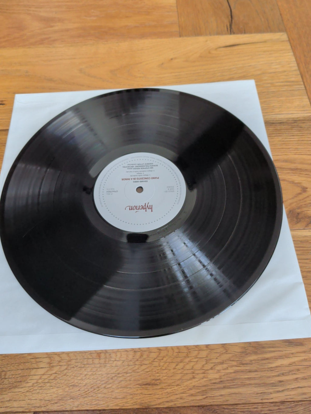 STEPHEN HOUGH BERGEN PHIL GRIEG & LISZT Piano Concerto Vinyl LP