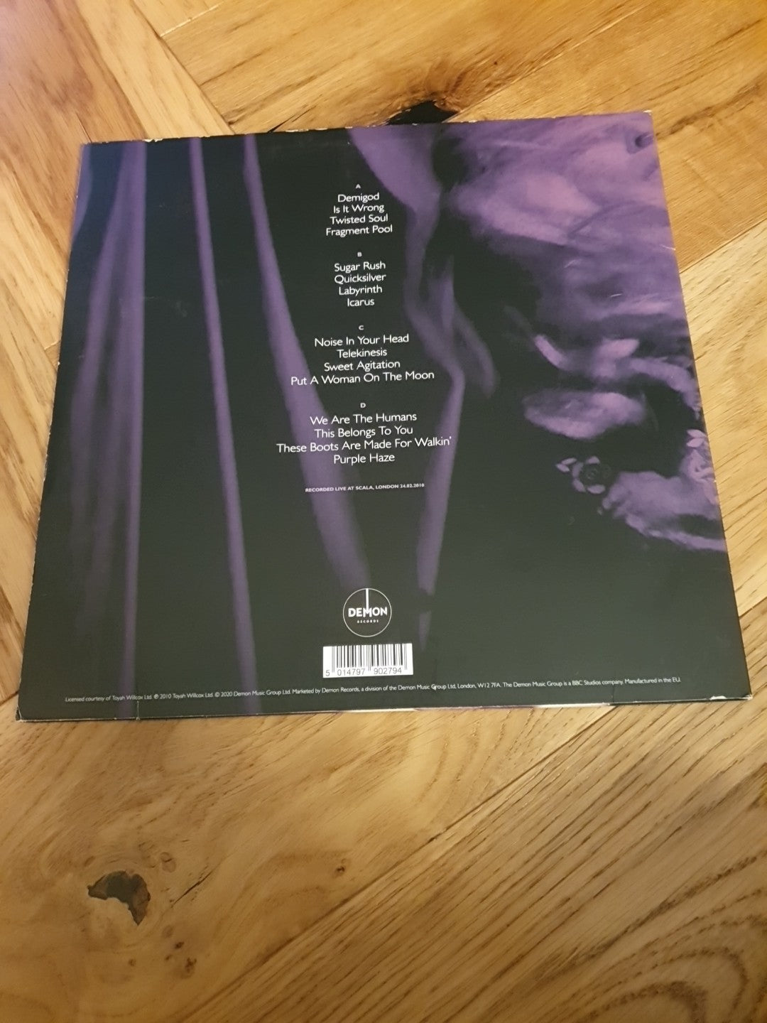 Live at the Scala 2010 by Toyah & the Humans (Record 2020) Purple Coloured Vinyl