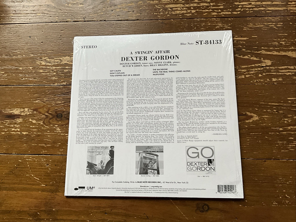 Swingin' Affair by Dexter Gordon (Record, 2020)