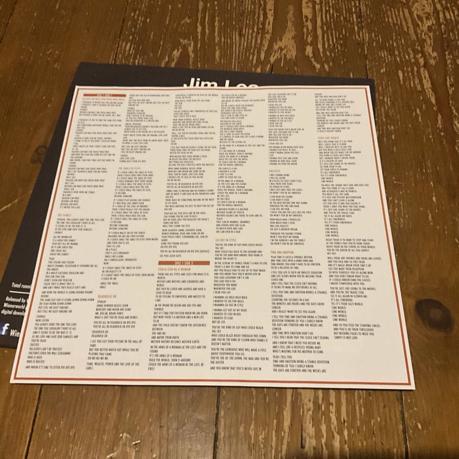 Therapy by Jim Lea (Record, 2017)