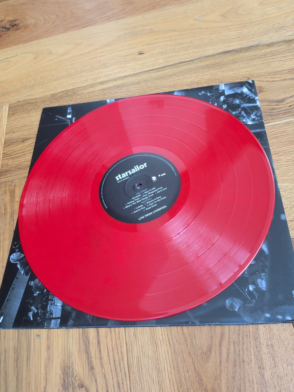 STARSAILOR STARSAILOR WITH STRINGS LIVE FROM LIVERPOOL - Red Coloured LP vinyl